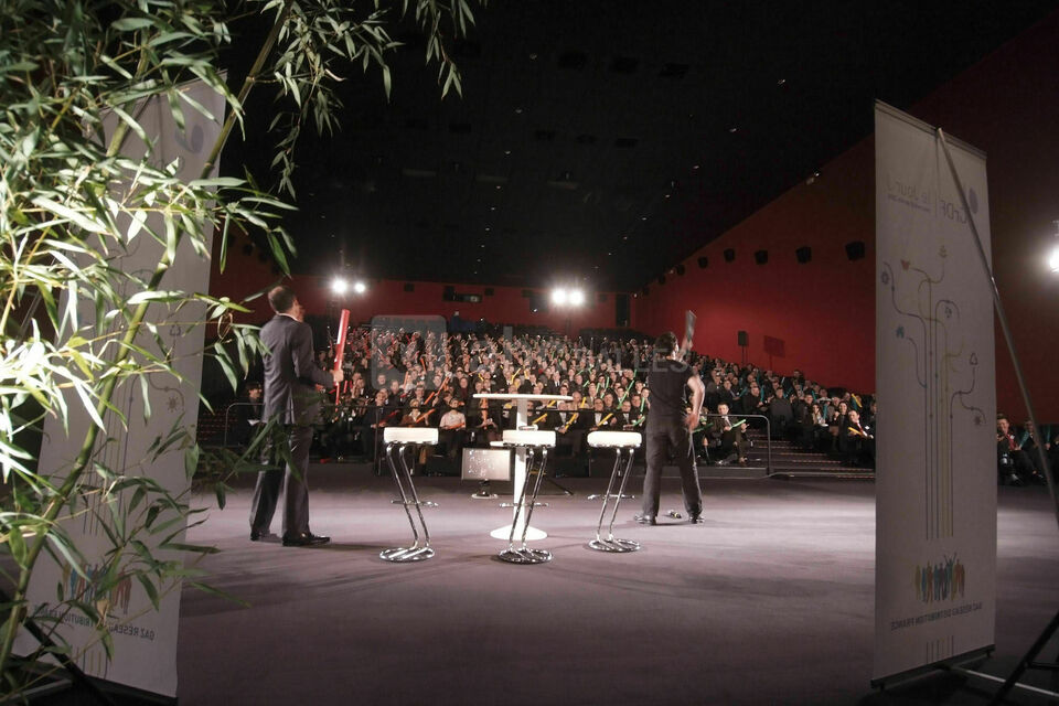 Séminaire en salle de cinéma