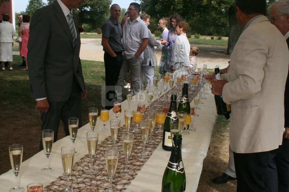 Vin d'honneur à l'extérieur