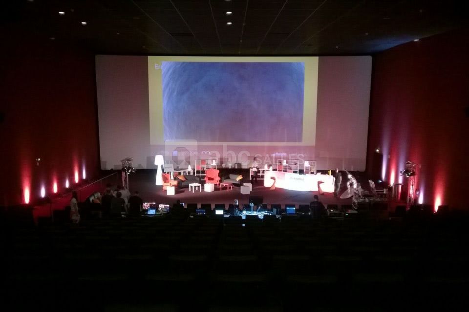 Séminaire en salle de cinéma
