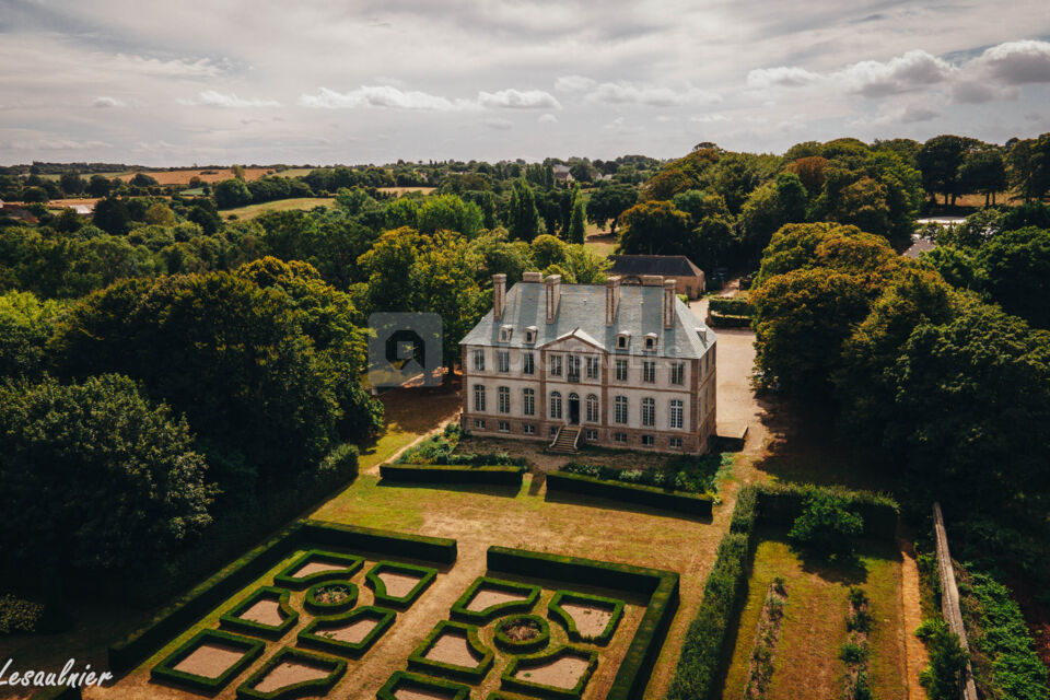 Château de Carneville - Vue aérienne