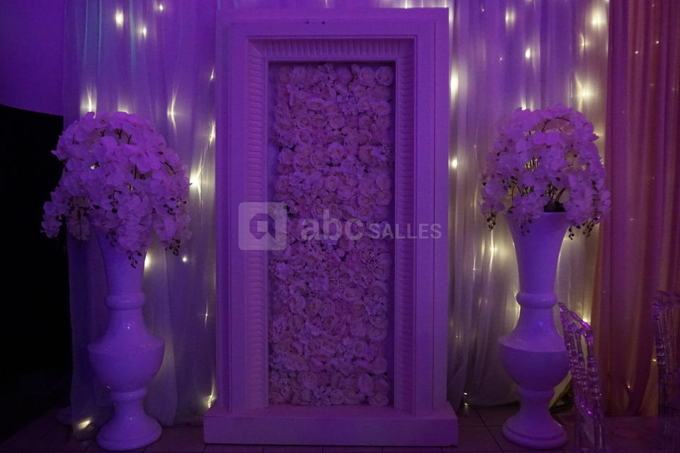 Mur de fleurs