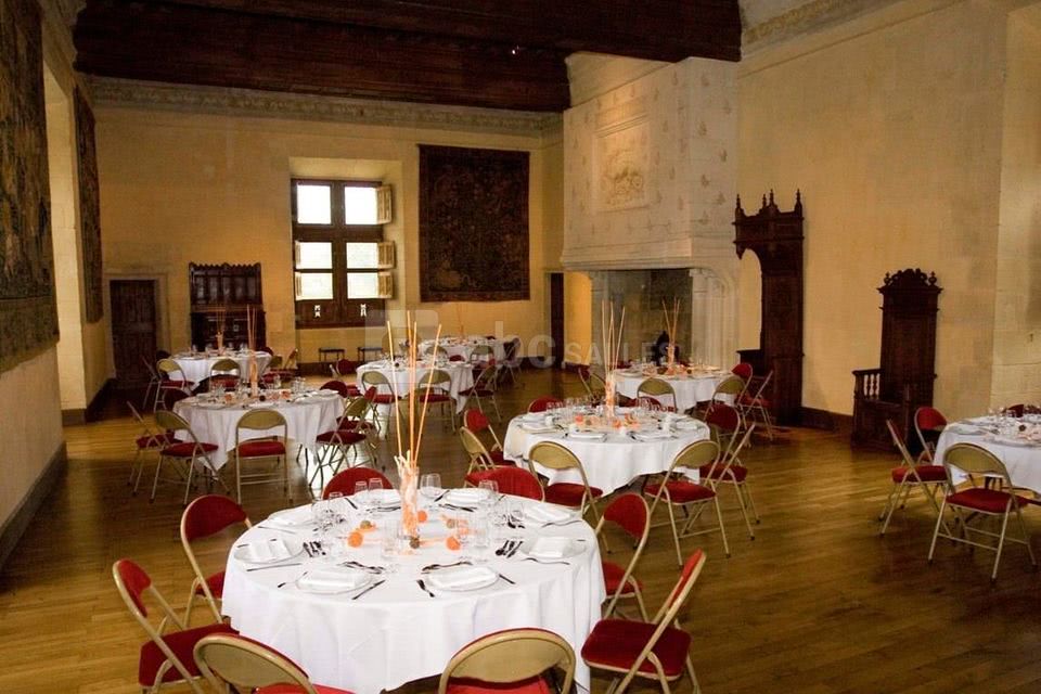La garnde salle du château d'azay-le-rideau
