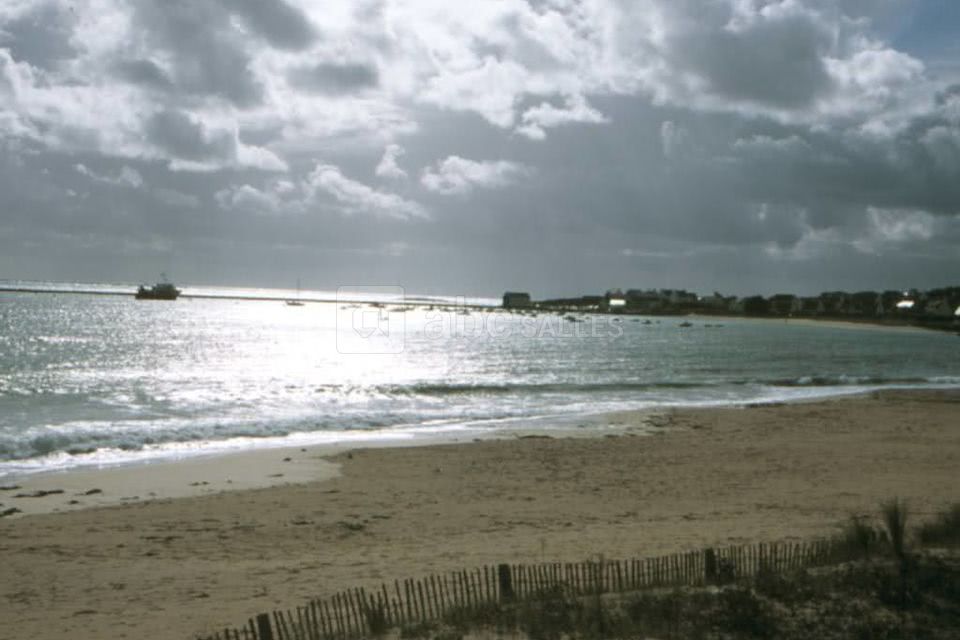 Vue panoramique sur la plage d'audierne