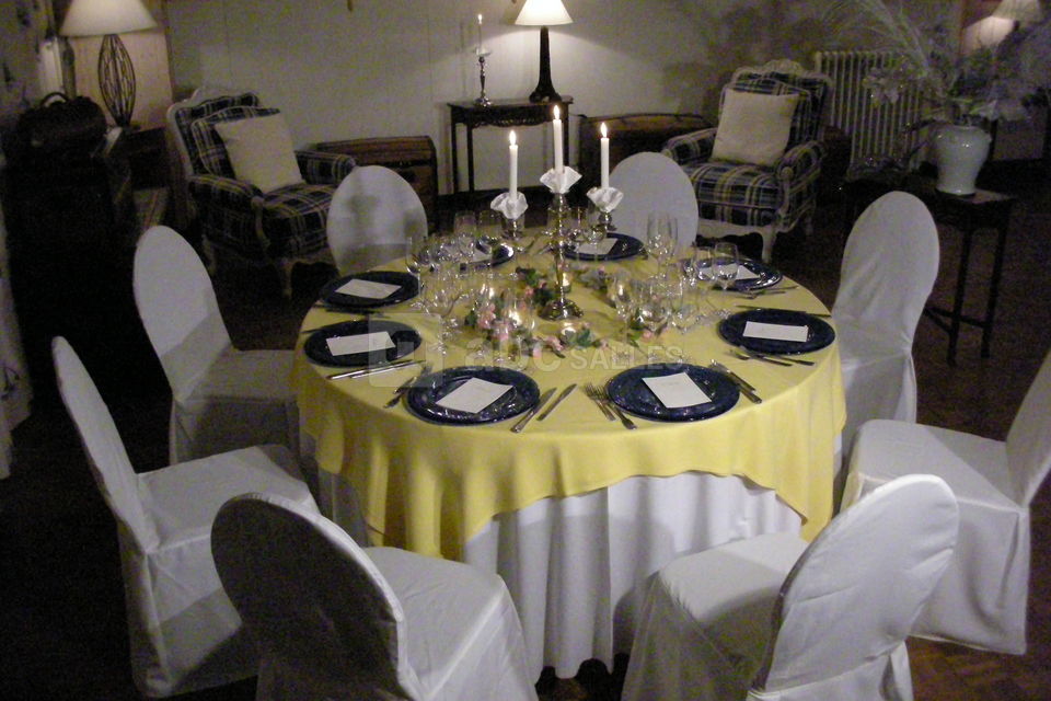 Table de réception de mariage