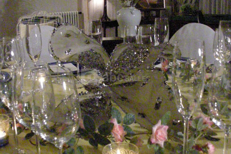 Détails de décoration réception de mariage