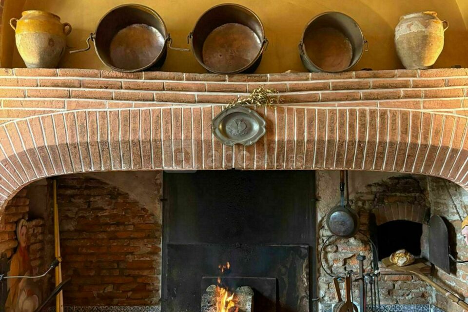 Cheminée de la grande cuisine