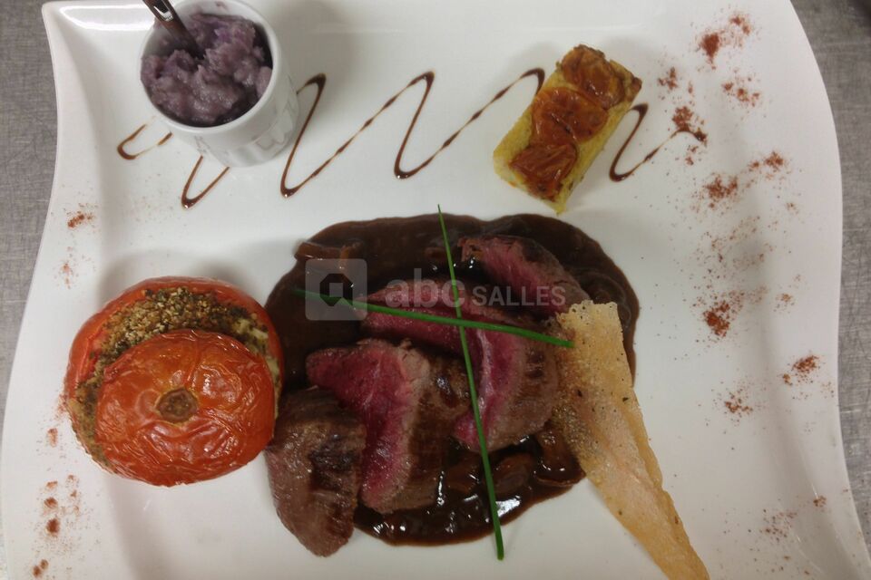 Pavé de salers aux cèpes