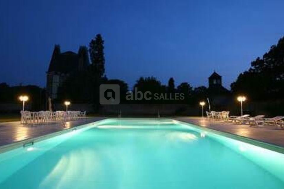 Piscine la nuit