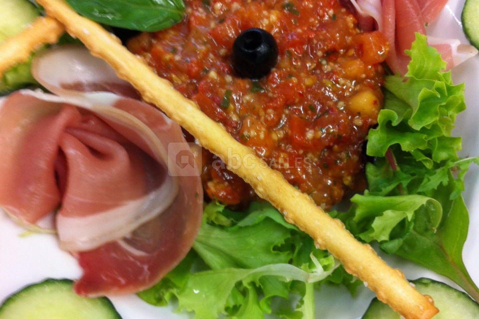 Un tartate de boeuf à l'italienne