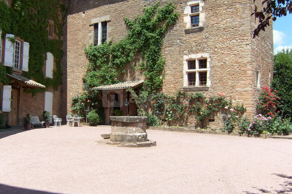 La terrasse pour le vin d'honneur