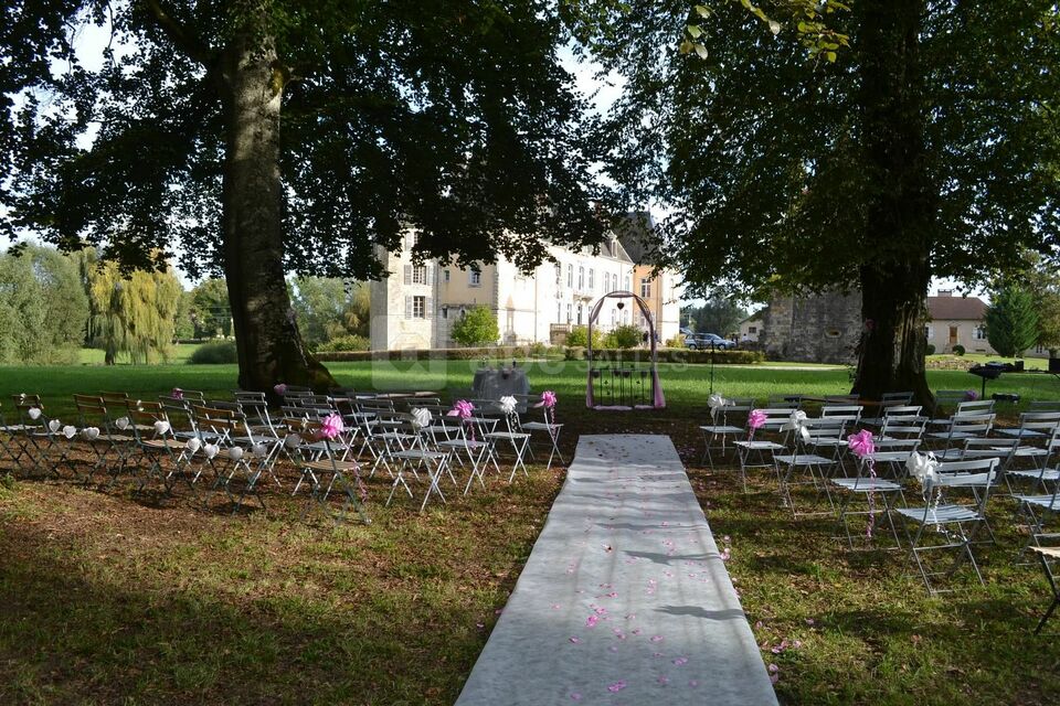 Vue depuis le lieu de la cérémonie laïque