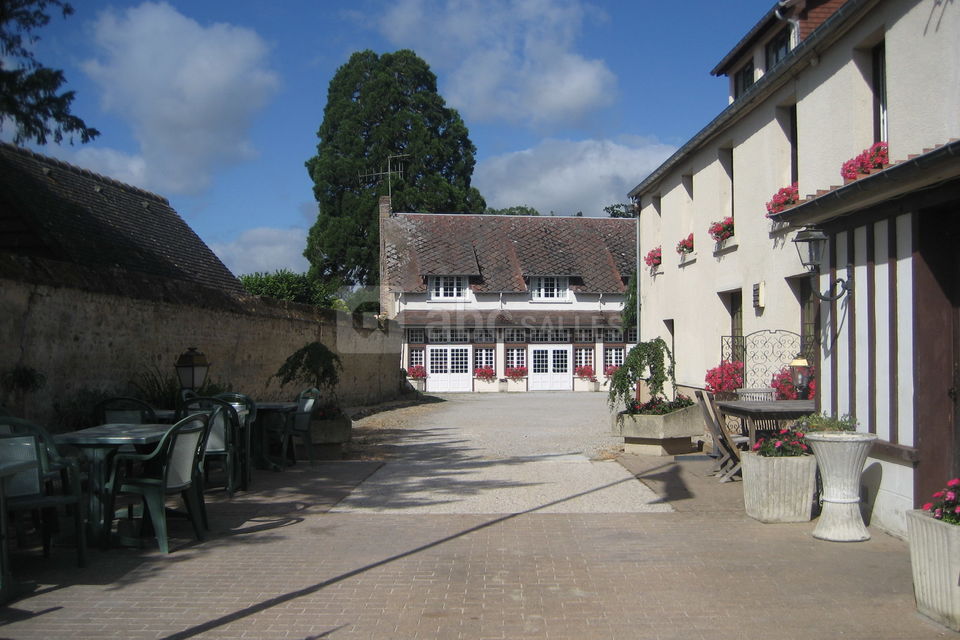 Vue côté salle du parc