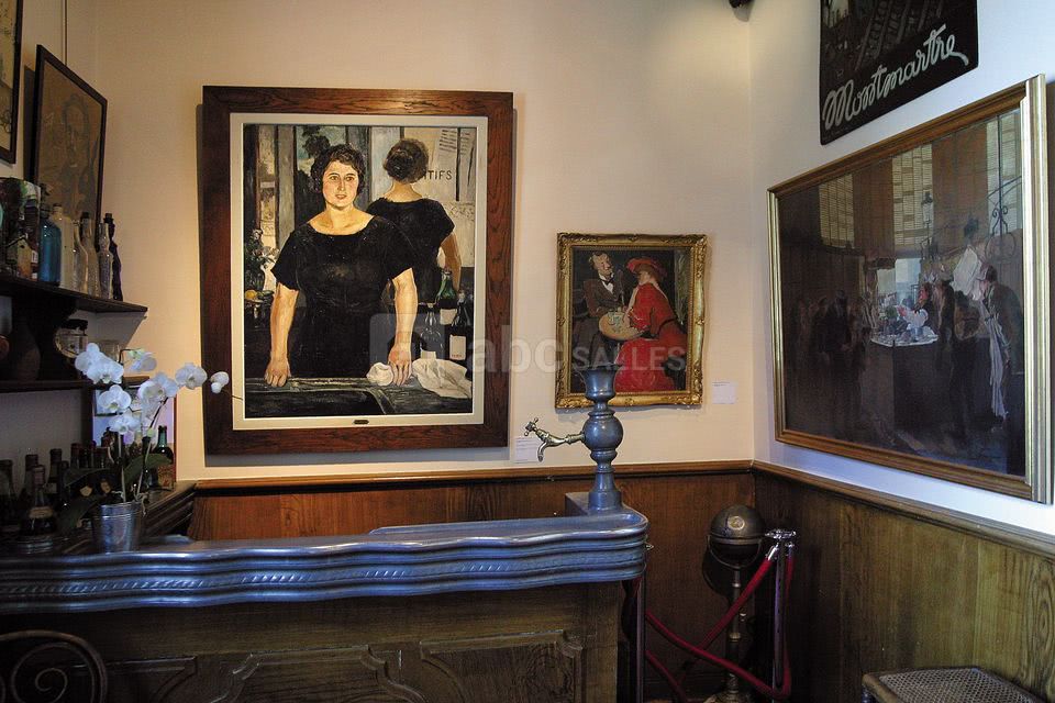 Musée de montmartre -salle du bistrot