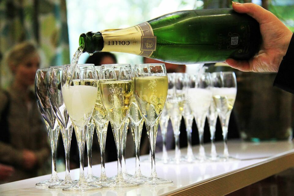Service de champagne