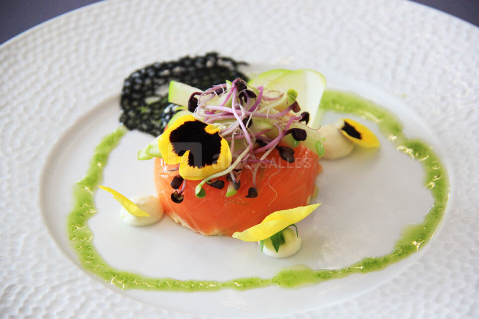 Entrée pour un menu traiteur