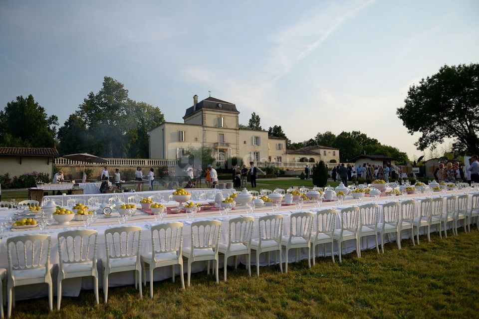 Repas lors d'un événement