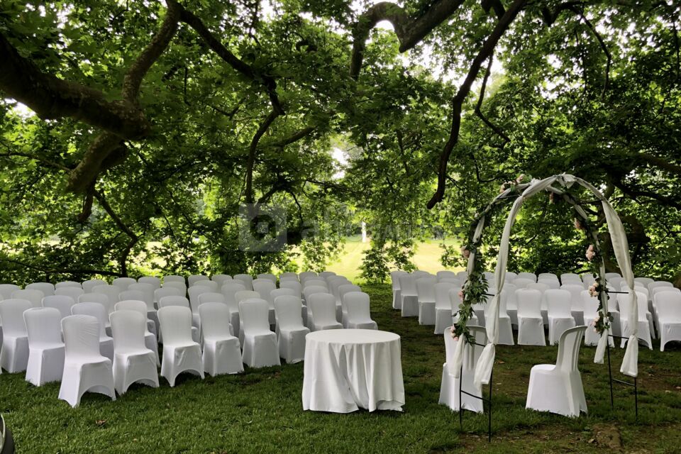 Cérémonie de mariage, Conférence sous le Platane