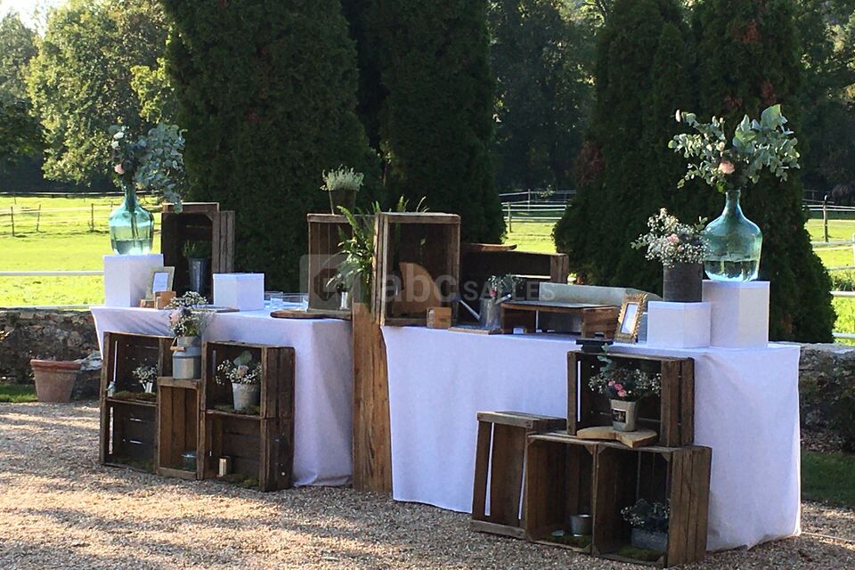 Buffet décoré