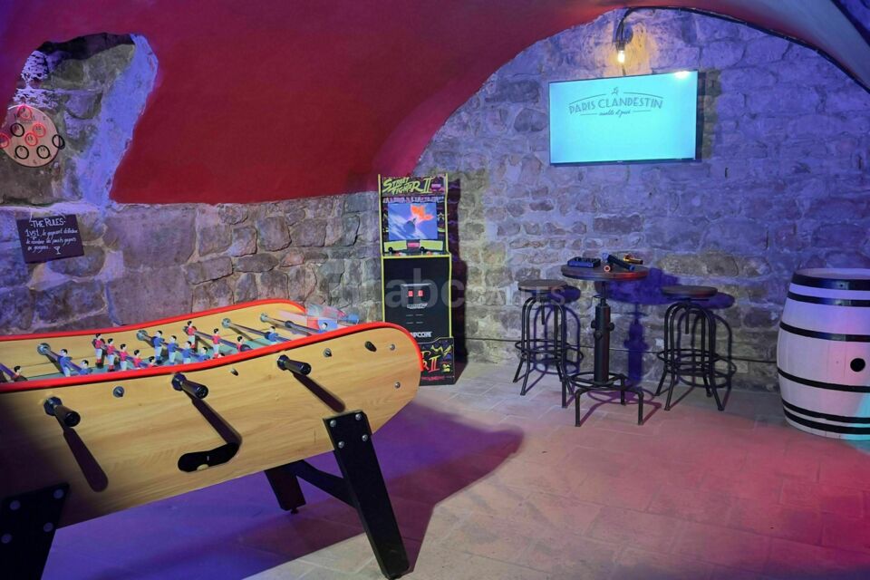La borne d'arcade & le baby foot