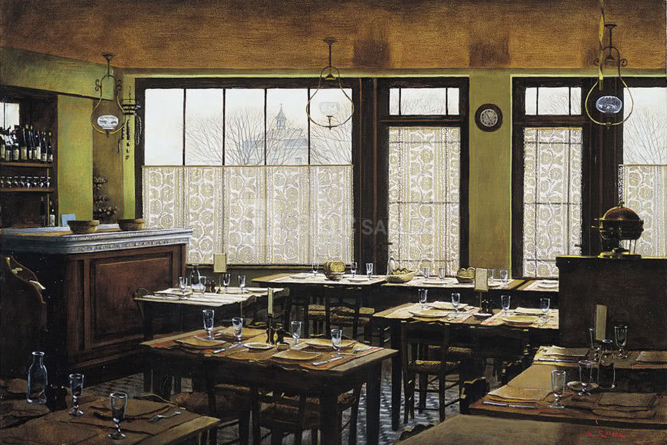 Salle à manger de l'auberge ravoux