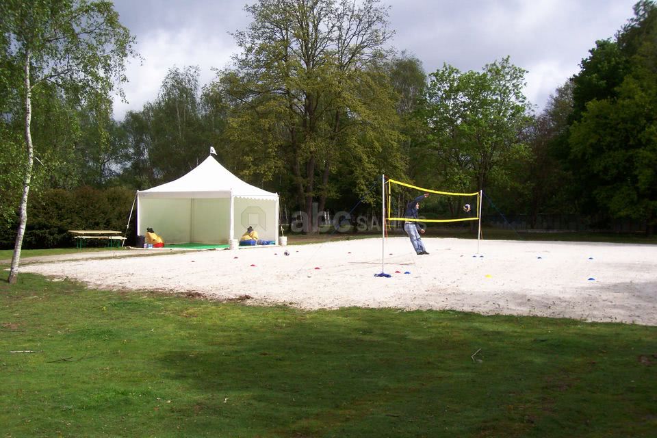 Terrain de beach volley