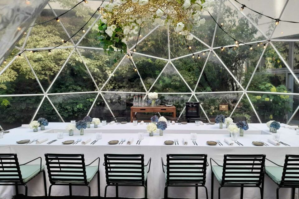 La Bulle d'hiver du Jardin Privé