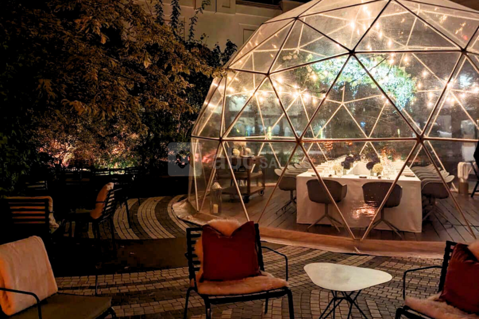 La Bulle d'hiver du Jardin Privé