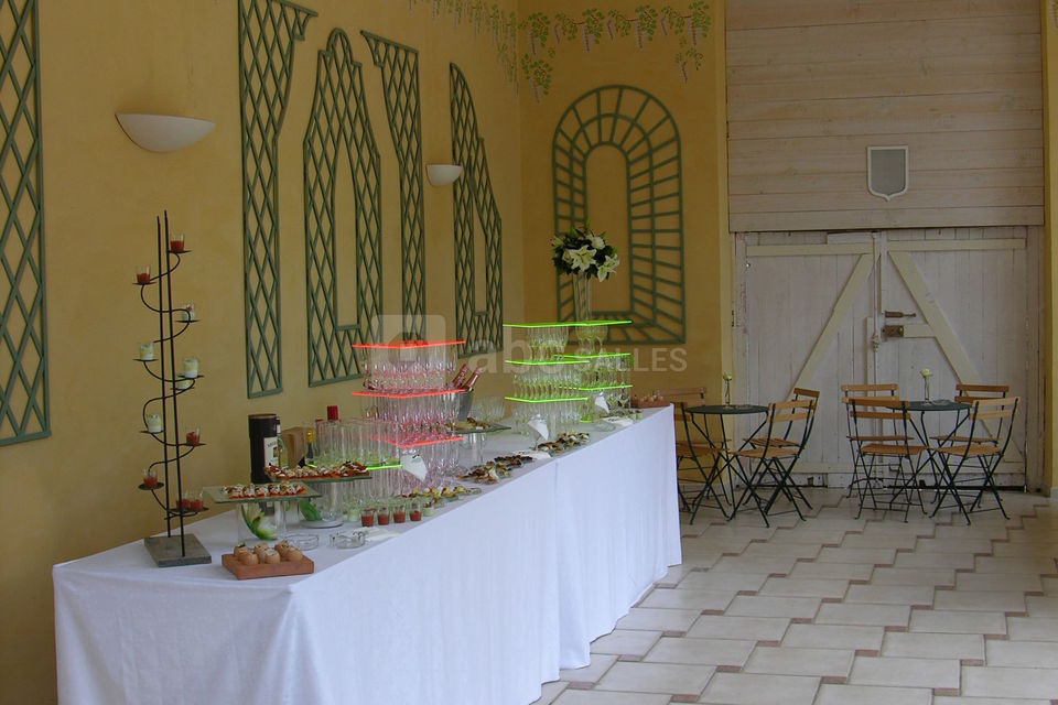 Cocktail dans l'orangerie