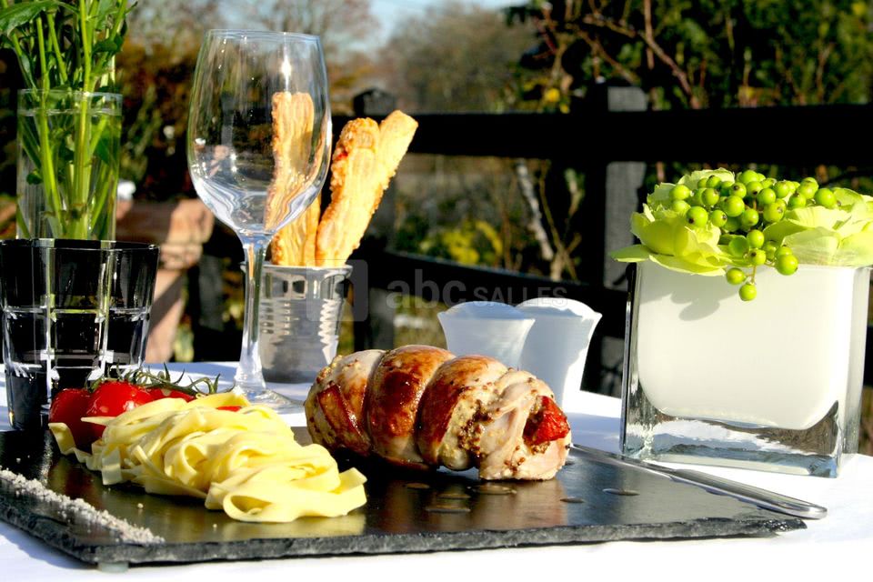 Plat en extérieur country club