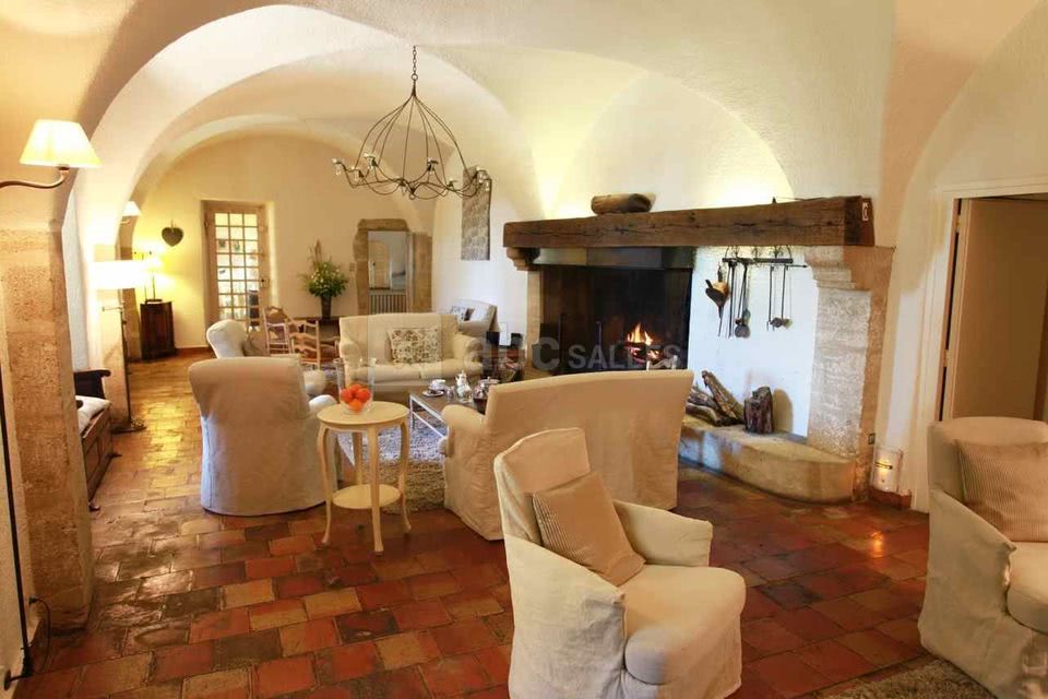 Le salon de l'abbaye