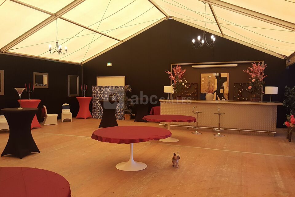 2eme Espace : Le PETIT BANNERET = Chapiteau pour soirée dansante, bar, animation etc