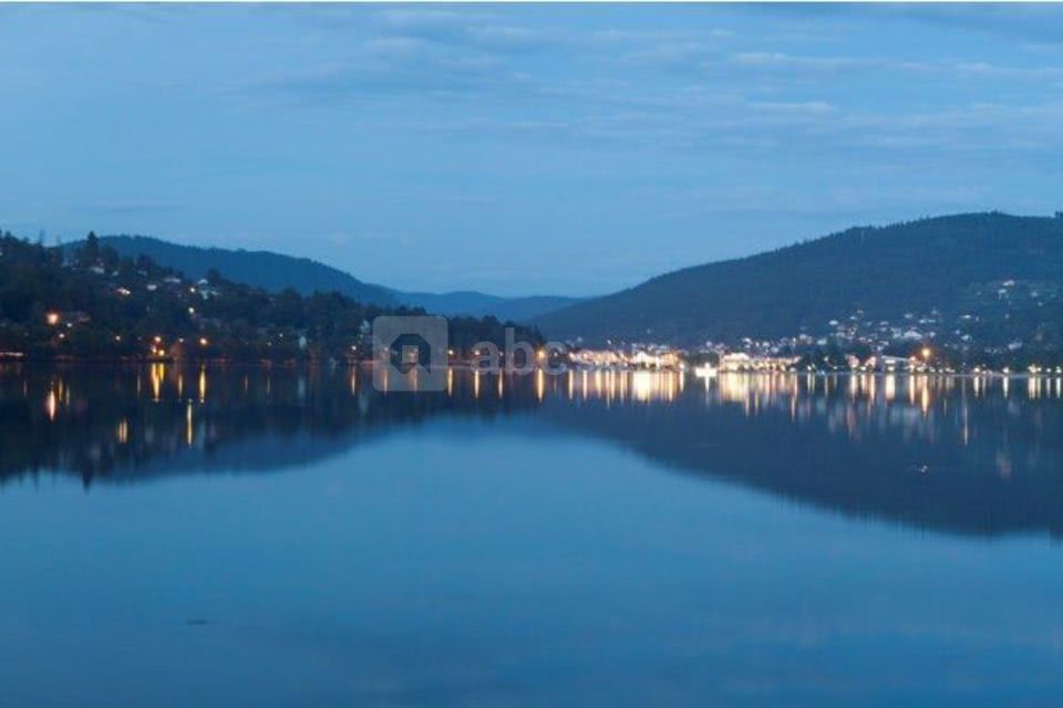 Vue sur gérardmer depuis le restaurant
