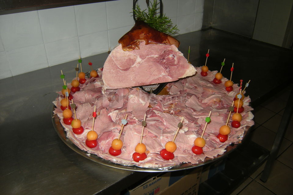 Le jambon pour le vin d'honneur