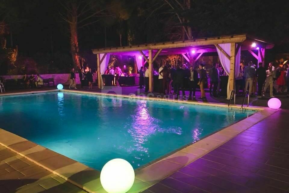 Domaine du GEM - Espace KELLY - Mise en lumière extérieure