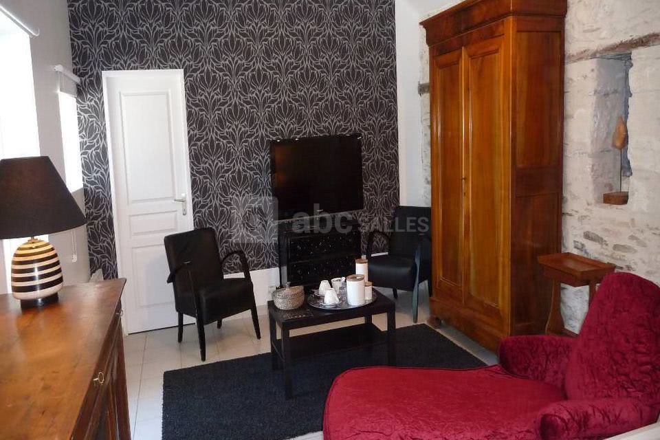 Chambre d'hôtes blanche