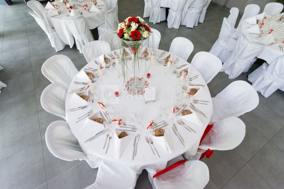 Exemple de mise en place pour un mariage