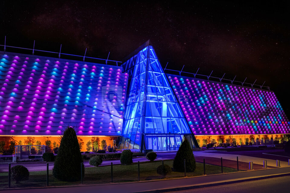 Façade de nuit