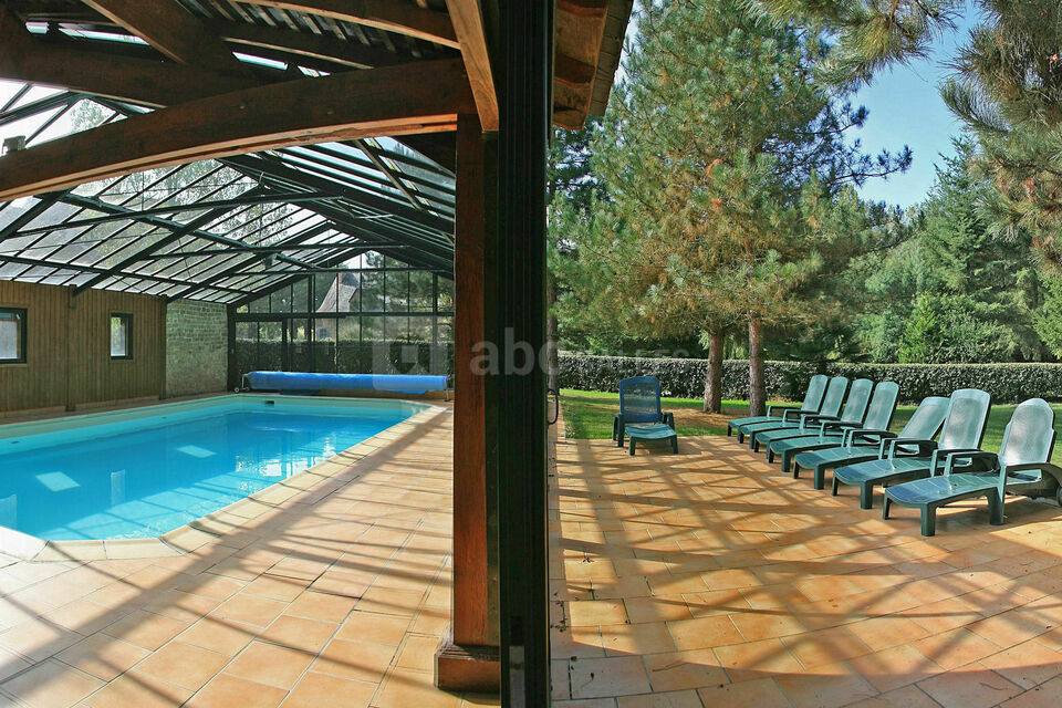 Piscine chauffée couverte