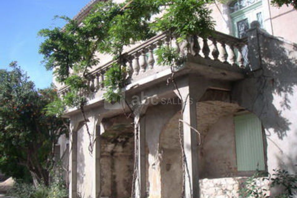 Le perron de la bastide
