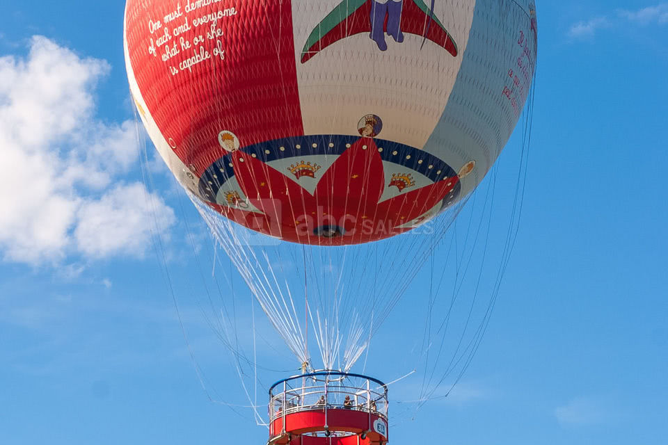 Ballon captif à plus de 150m