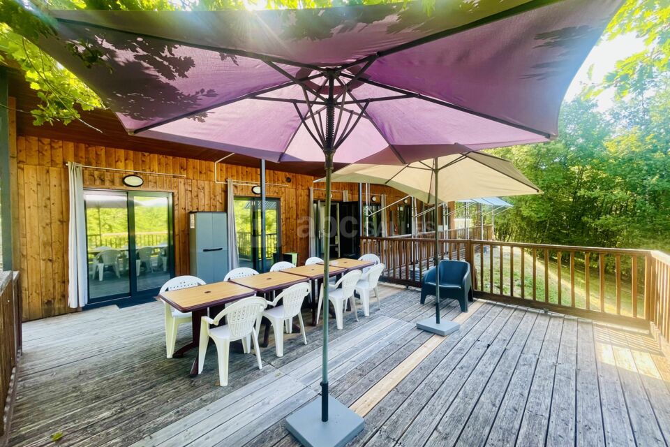Terrasse Chalet Salamandre 10 personnes
