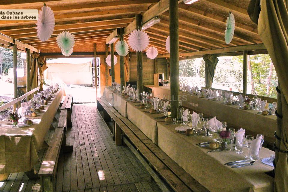 Tépacap fiesta vous propose un espace restauration pouvant accueillir jusqu'à 120 convives