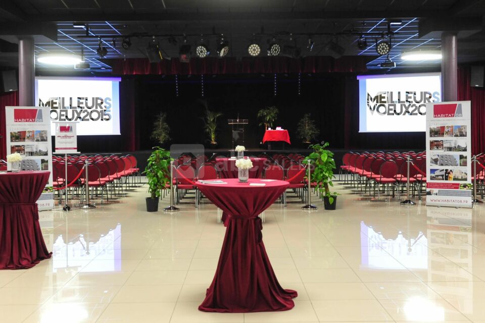 Salle des congrès : cocktail et congrès