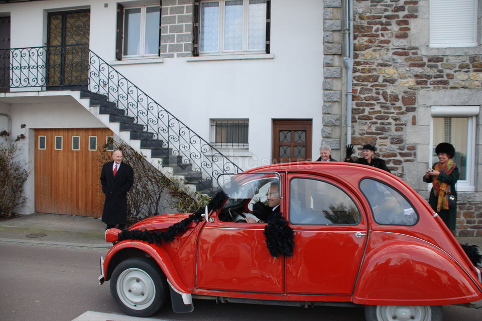 Location de la 2cv rouge