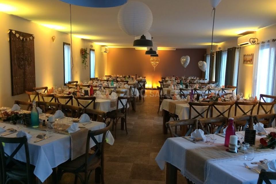 Salle décorée