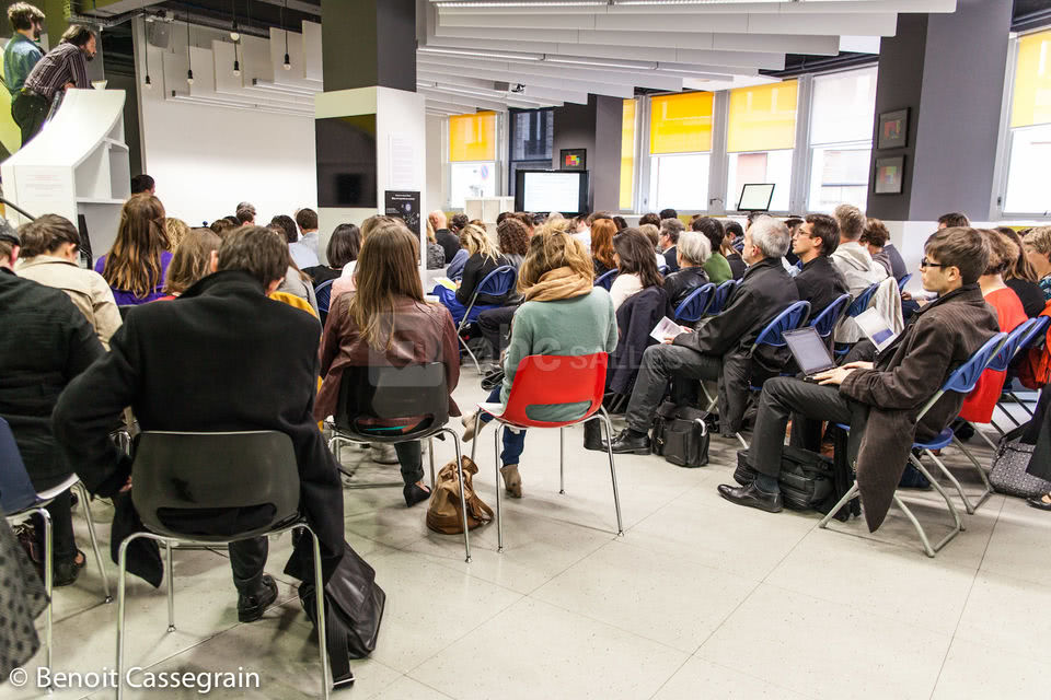 Le labo de l'édition durant une conférence