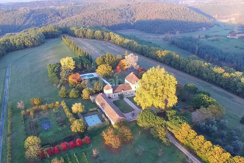 Vue aérienne jardin