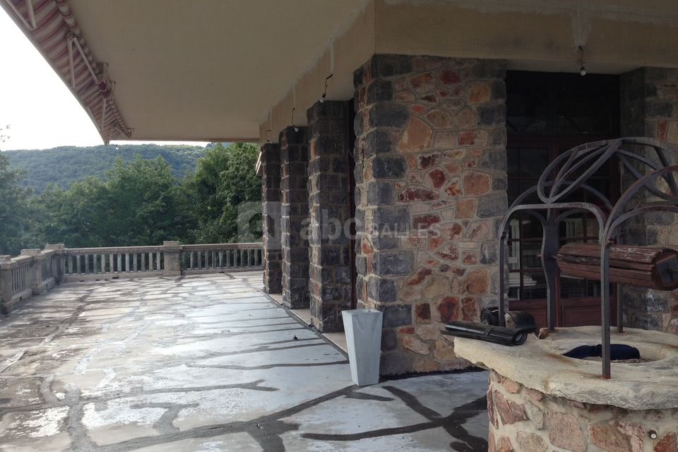 Une partie de la terrasse