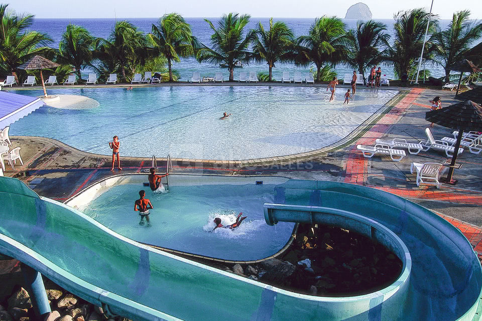 Tobbogan aquatique