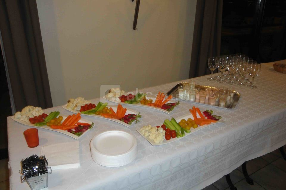 Légumes croquants et sauces variées